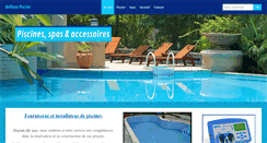 Desktop Screenshot of delfosse-piscine.com