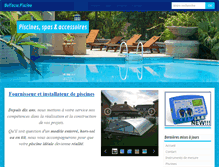 Tablet Screenshot of delfosse-piscine.com